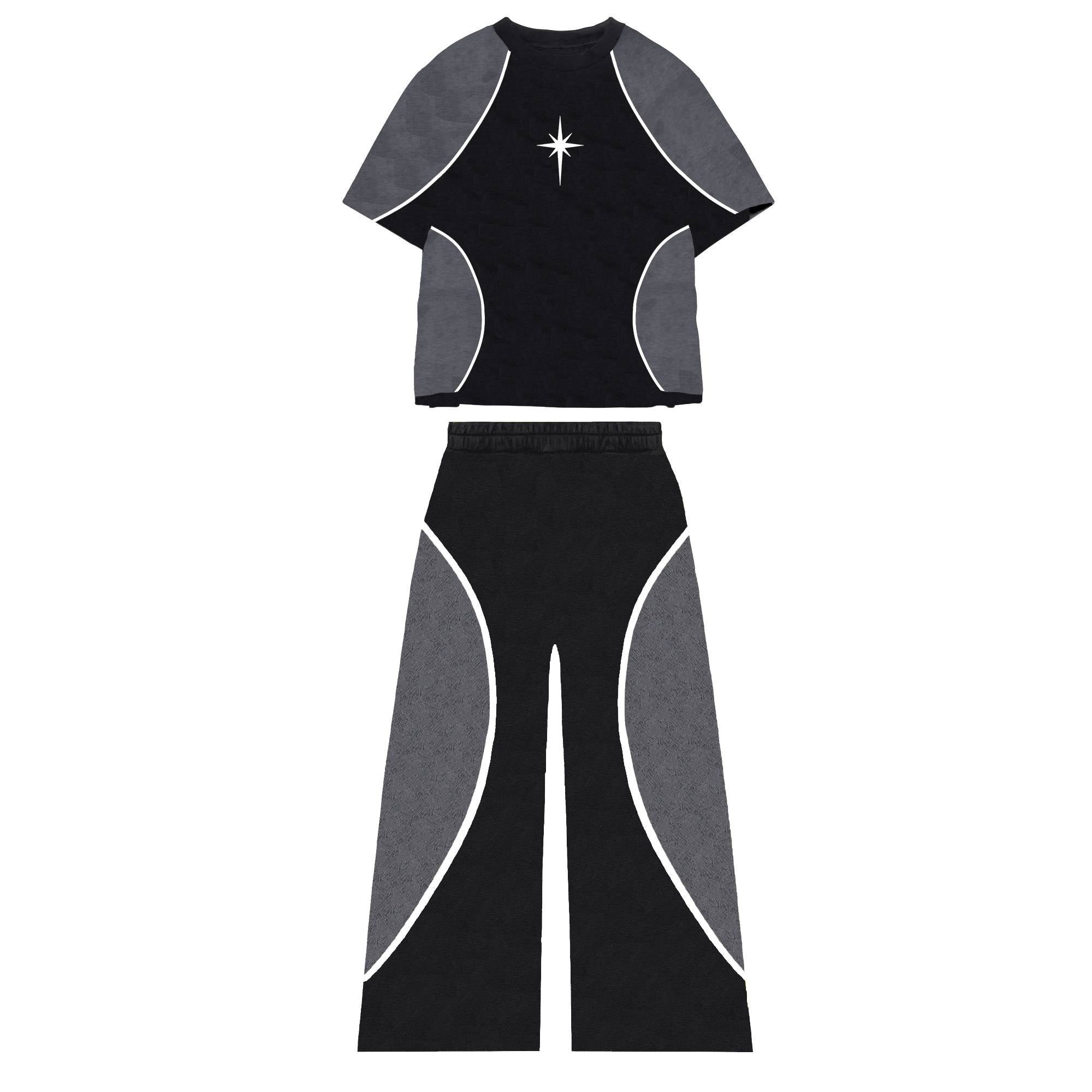 Greyscale Oversized Tee