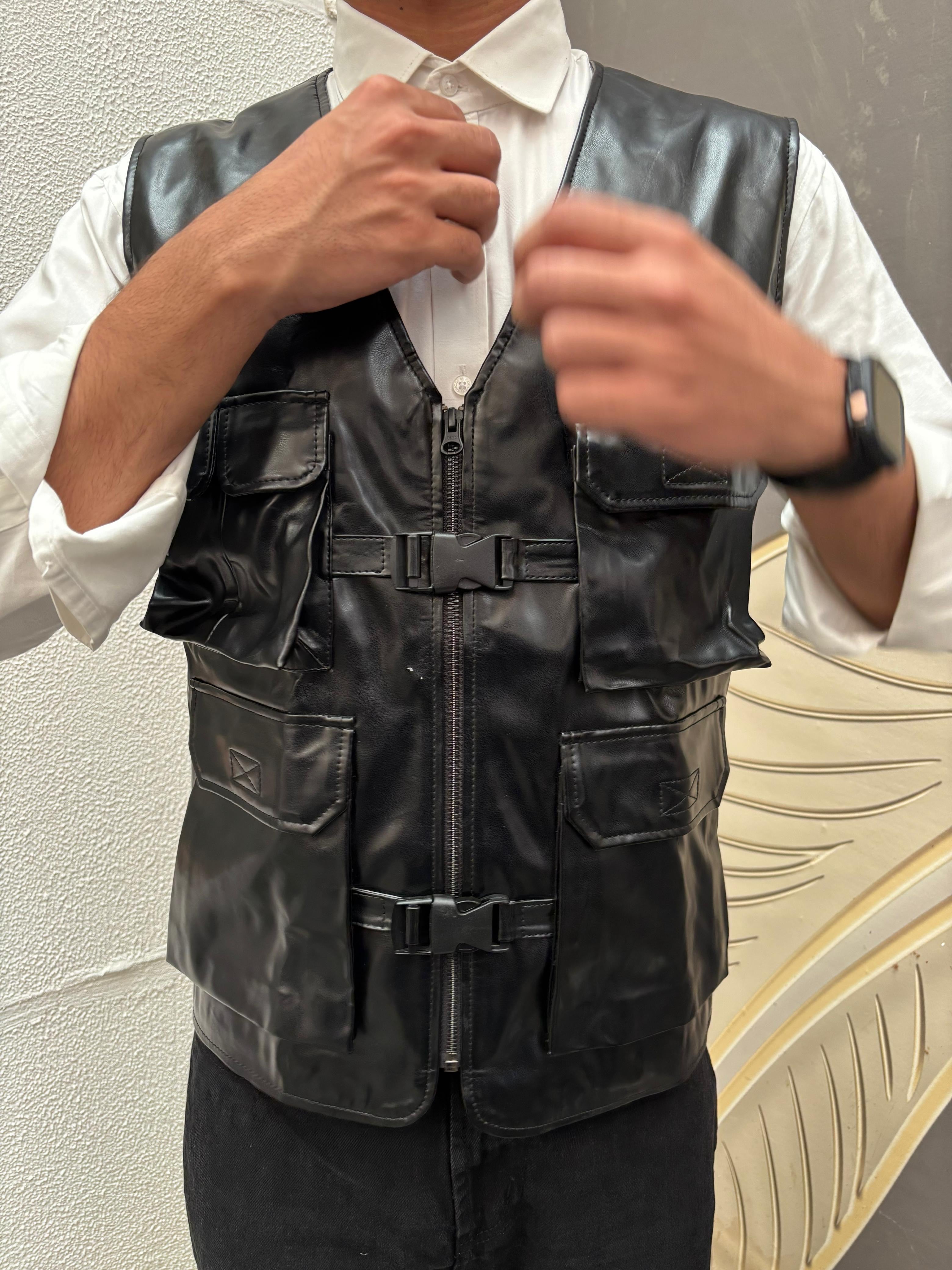 UTILITY LEATHER VEST