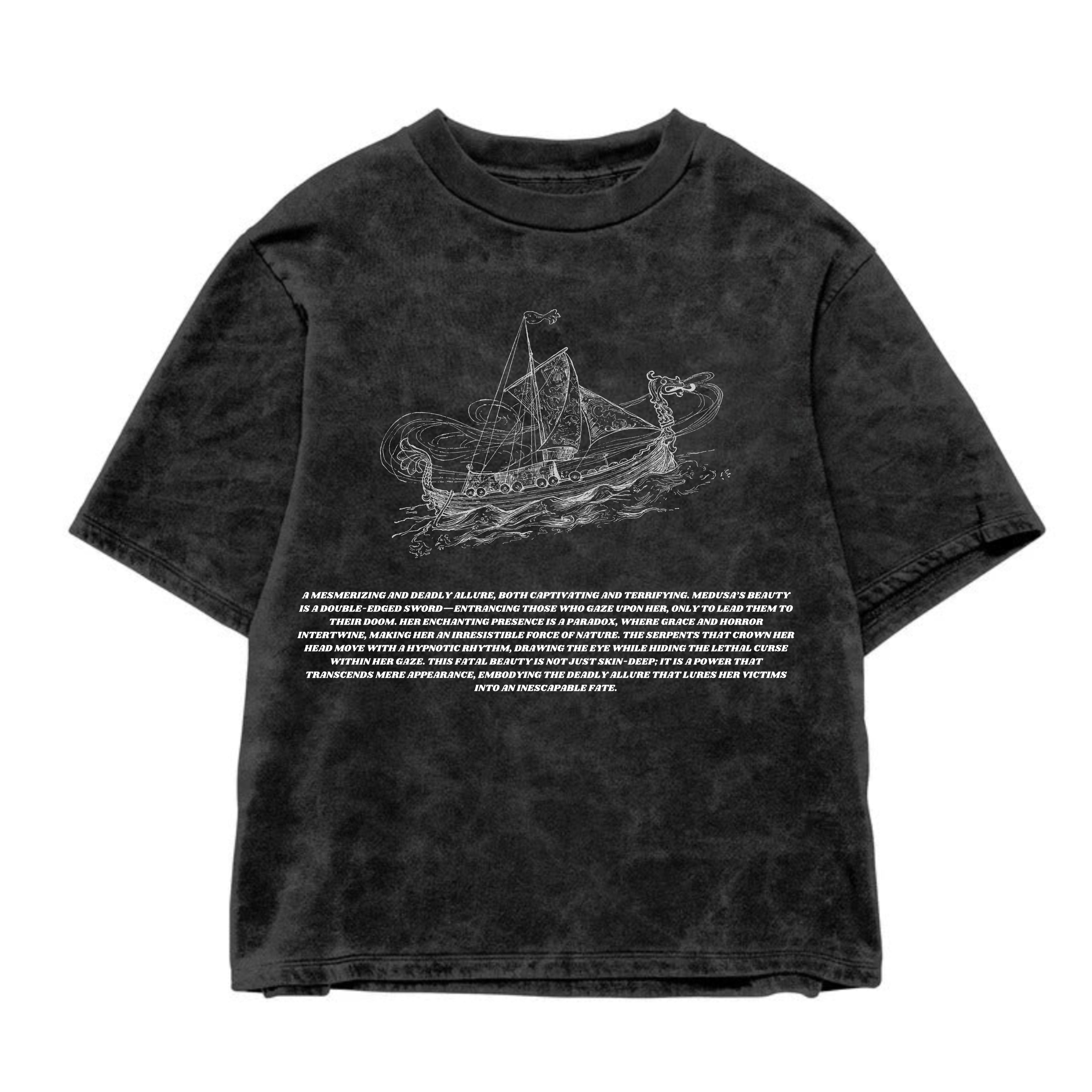 Fatal Acid Wash Oversized Tee