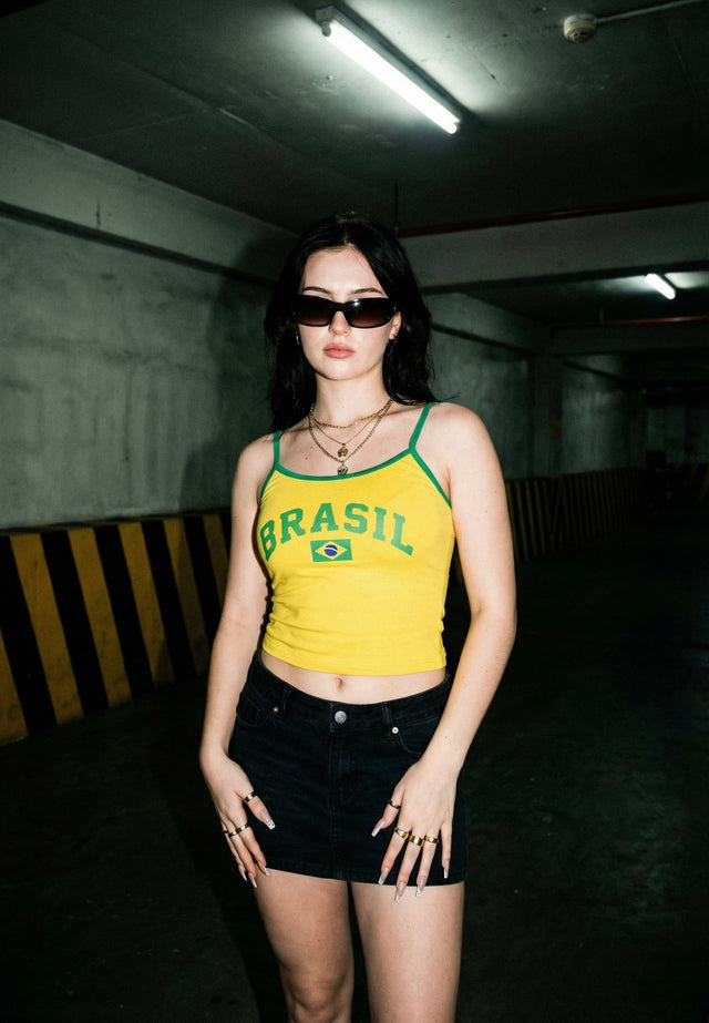 BRASIL Y2K TANK TOP
