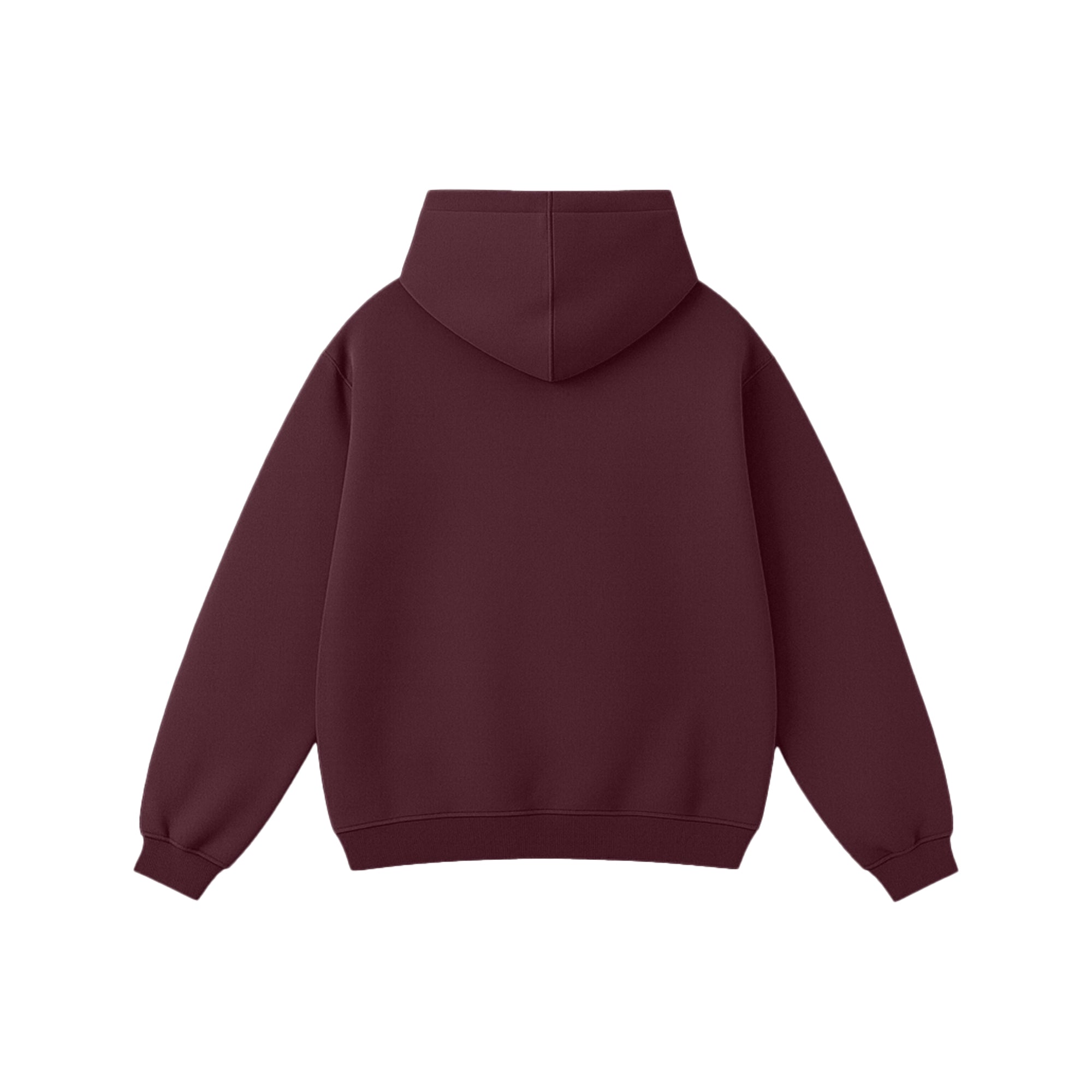 Wine Red Oversized Hoodie (EOSS)
