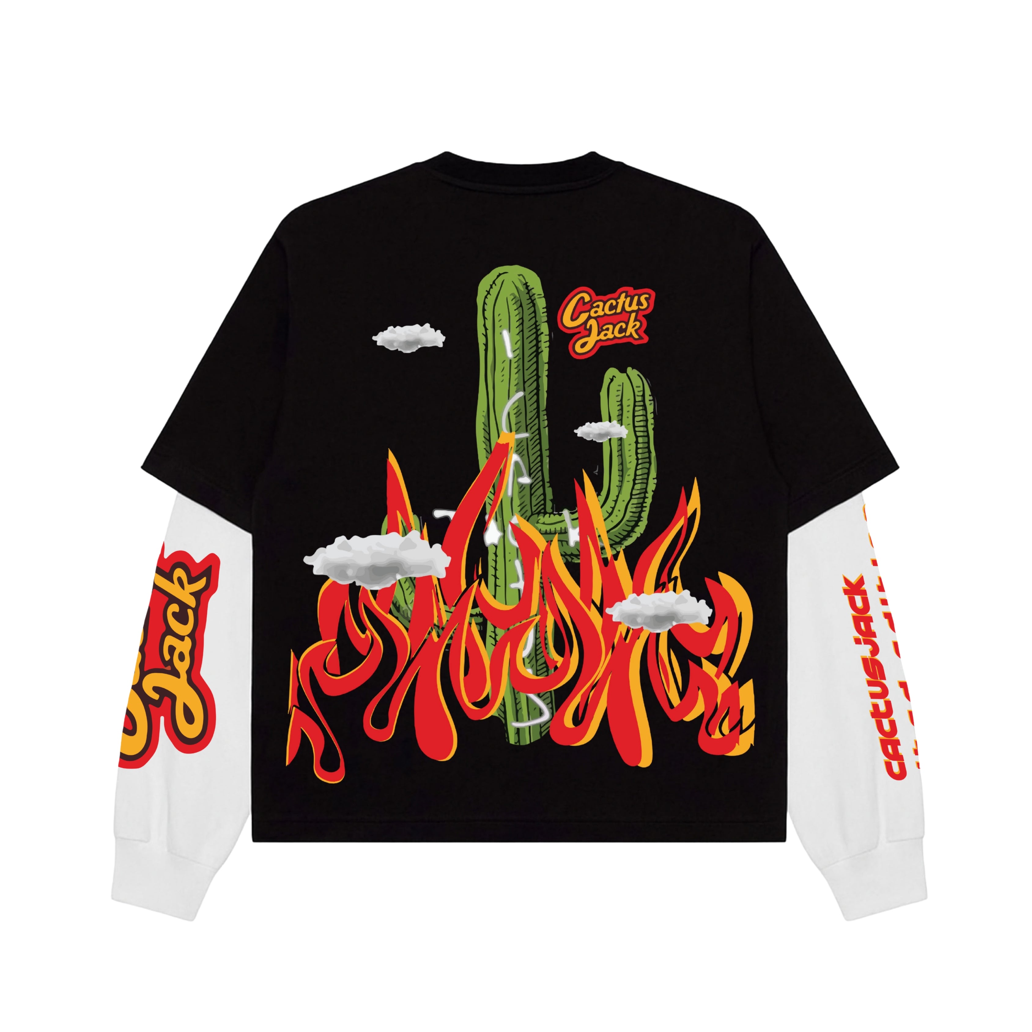 CACTUS JACK FAKE LONG SLEEVES BOXY TEE