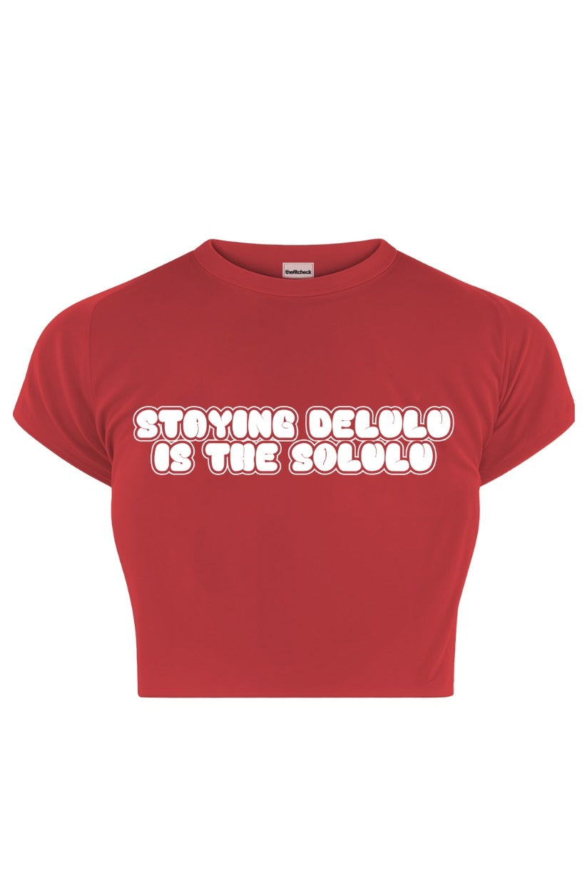 DELULU BABY TEE