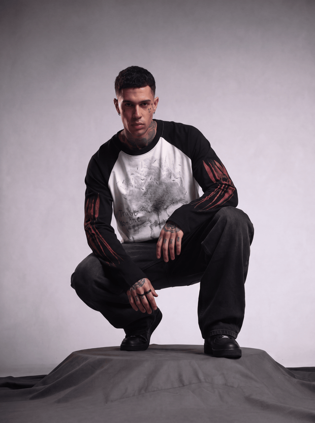 SAINT N SINNERS RAGLAN WAFFLE