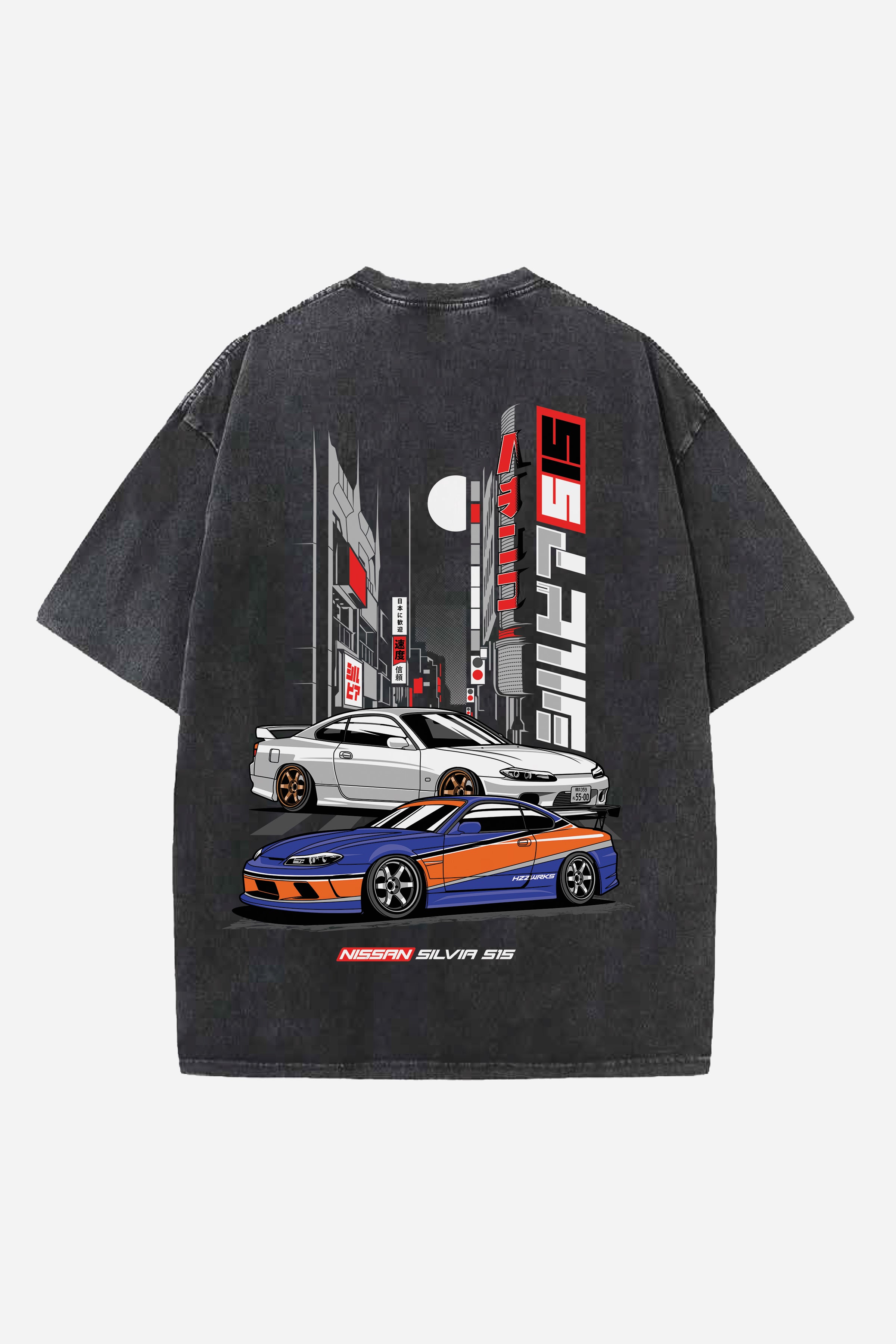 Nissan Silvia Designed Oversized T-shirt