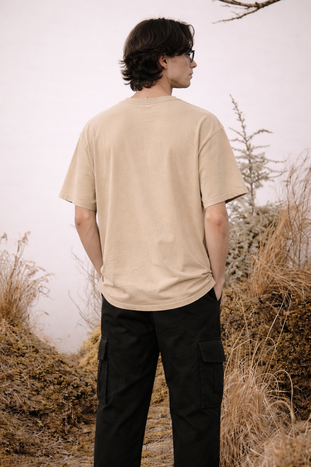 BEIGE HEAVYWEIGHT TEE