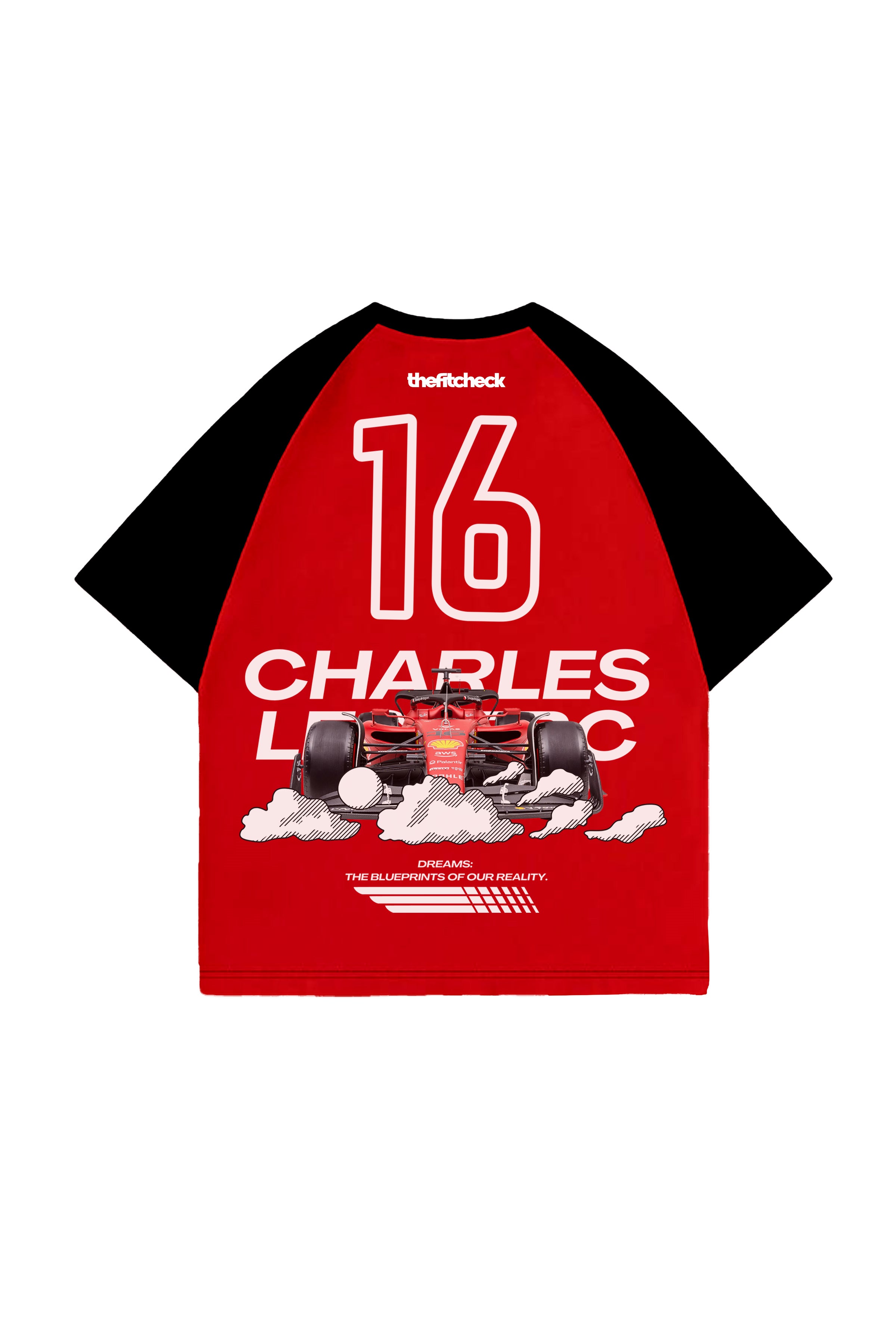 Charles Leclerc Raglan Oversized T-shirt