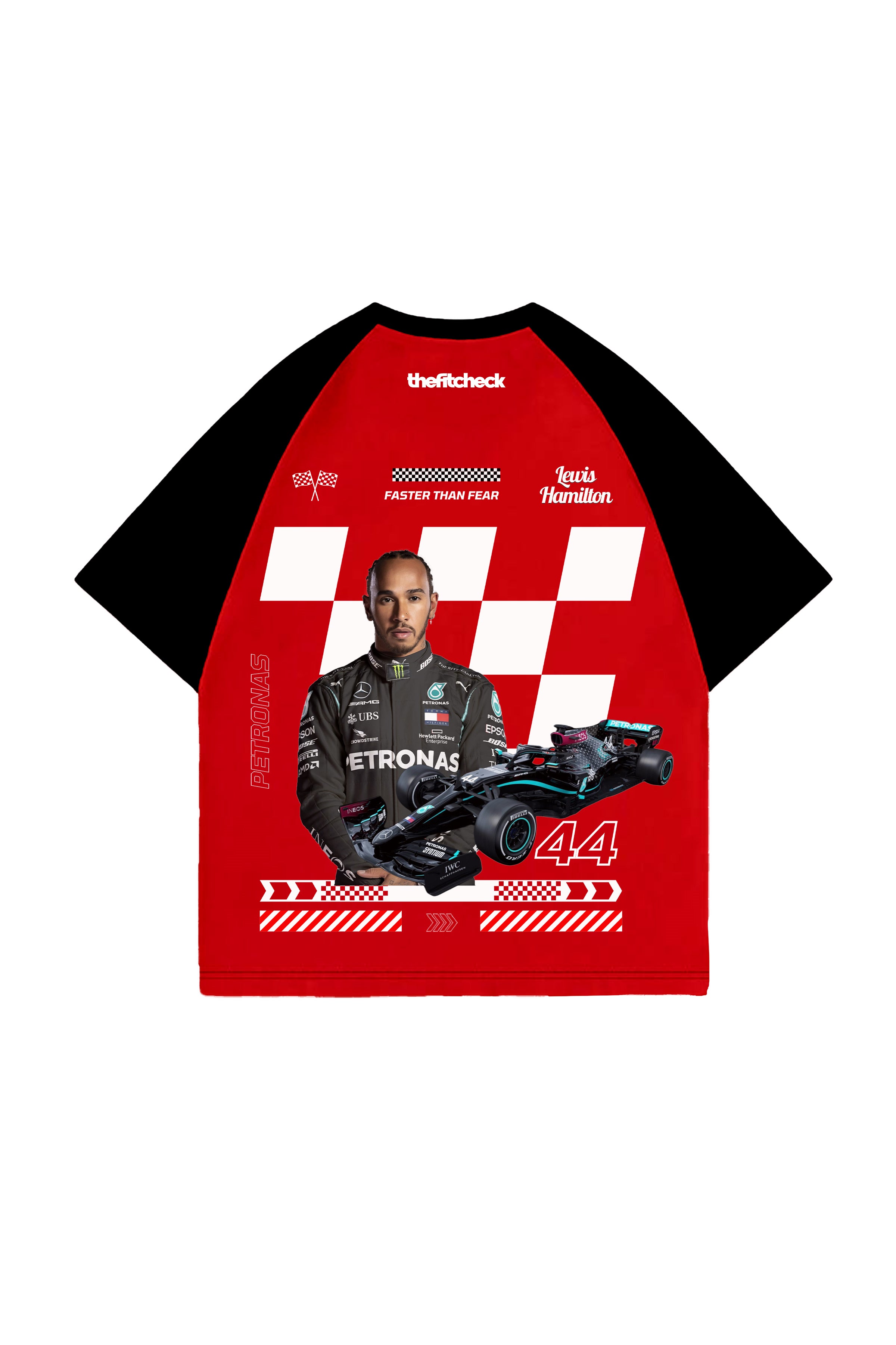 Lewis Hamilton Raglan Oversized T-shirt