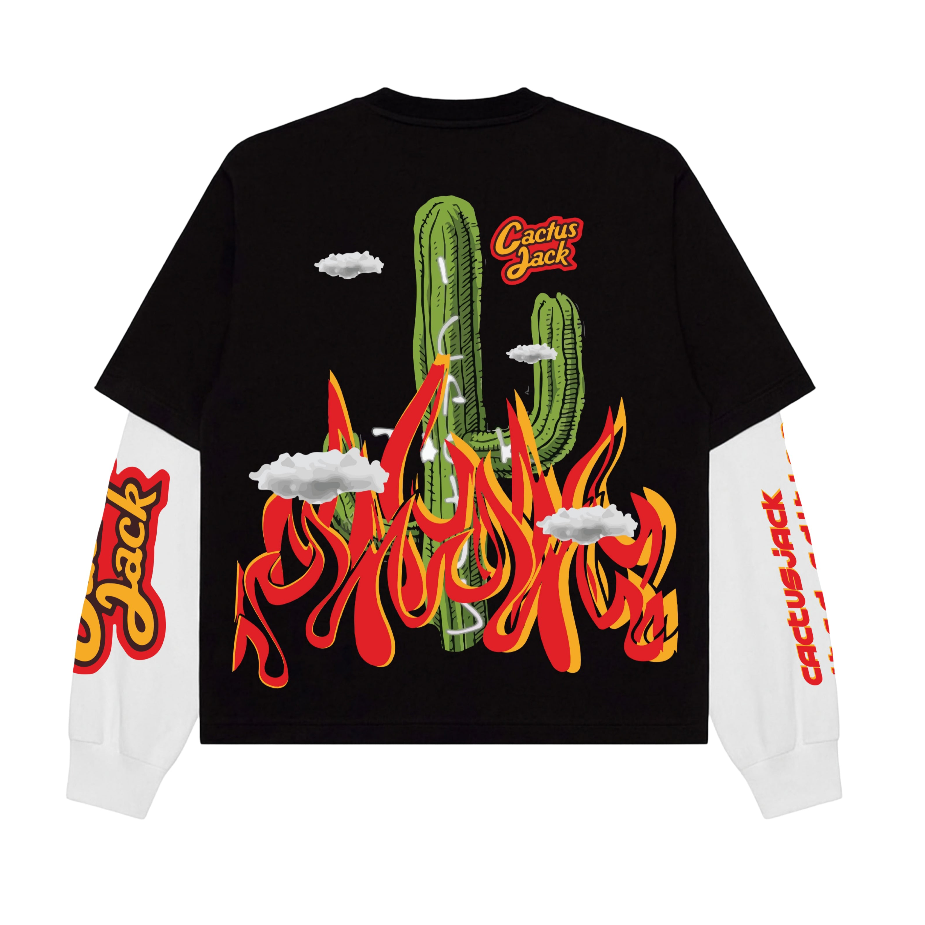 CACTUS JACK FAKE LONG SLEEVES BOXY TEE