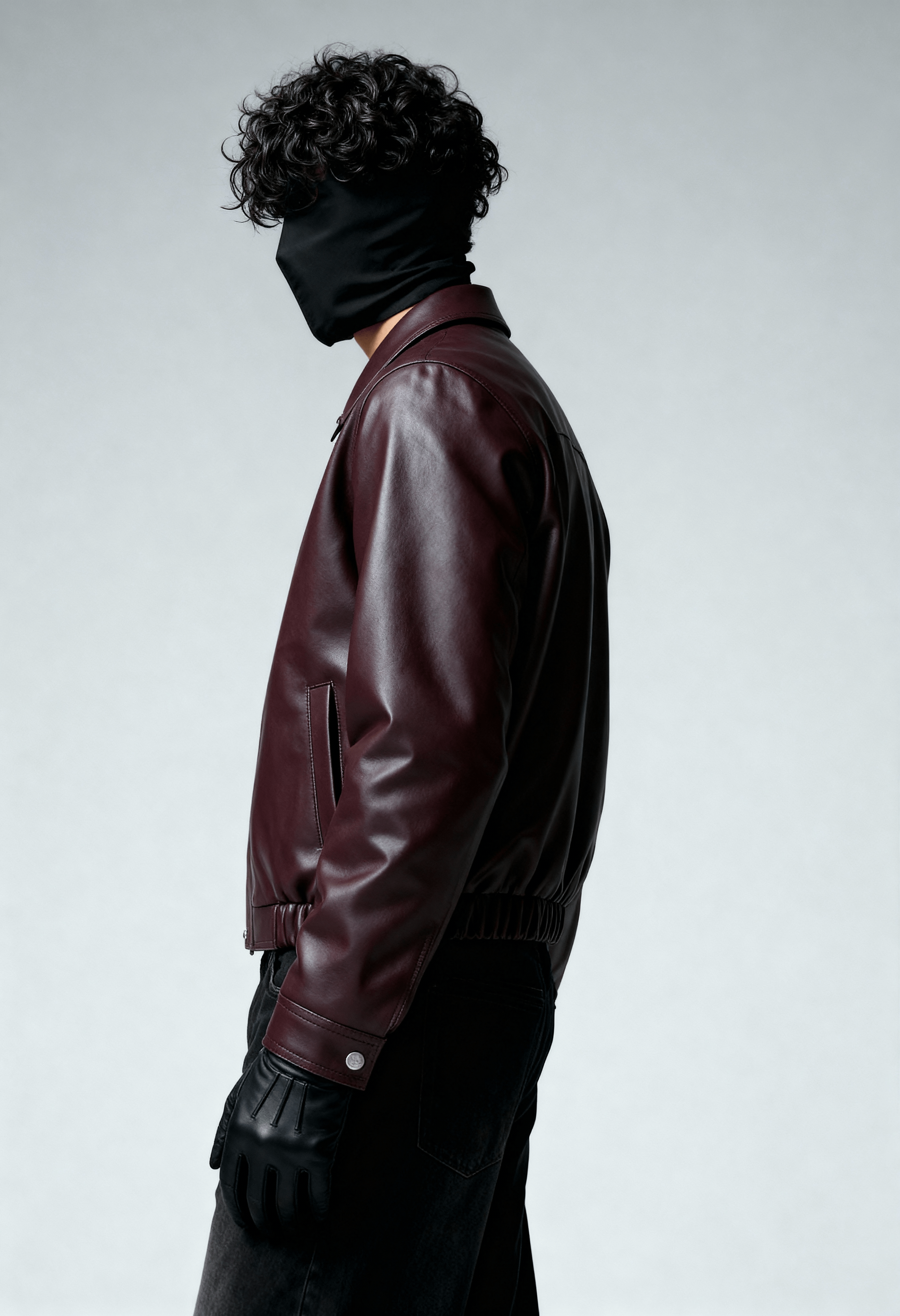 VINTAGE MOCHA LEATHER - BOMBER JACKET