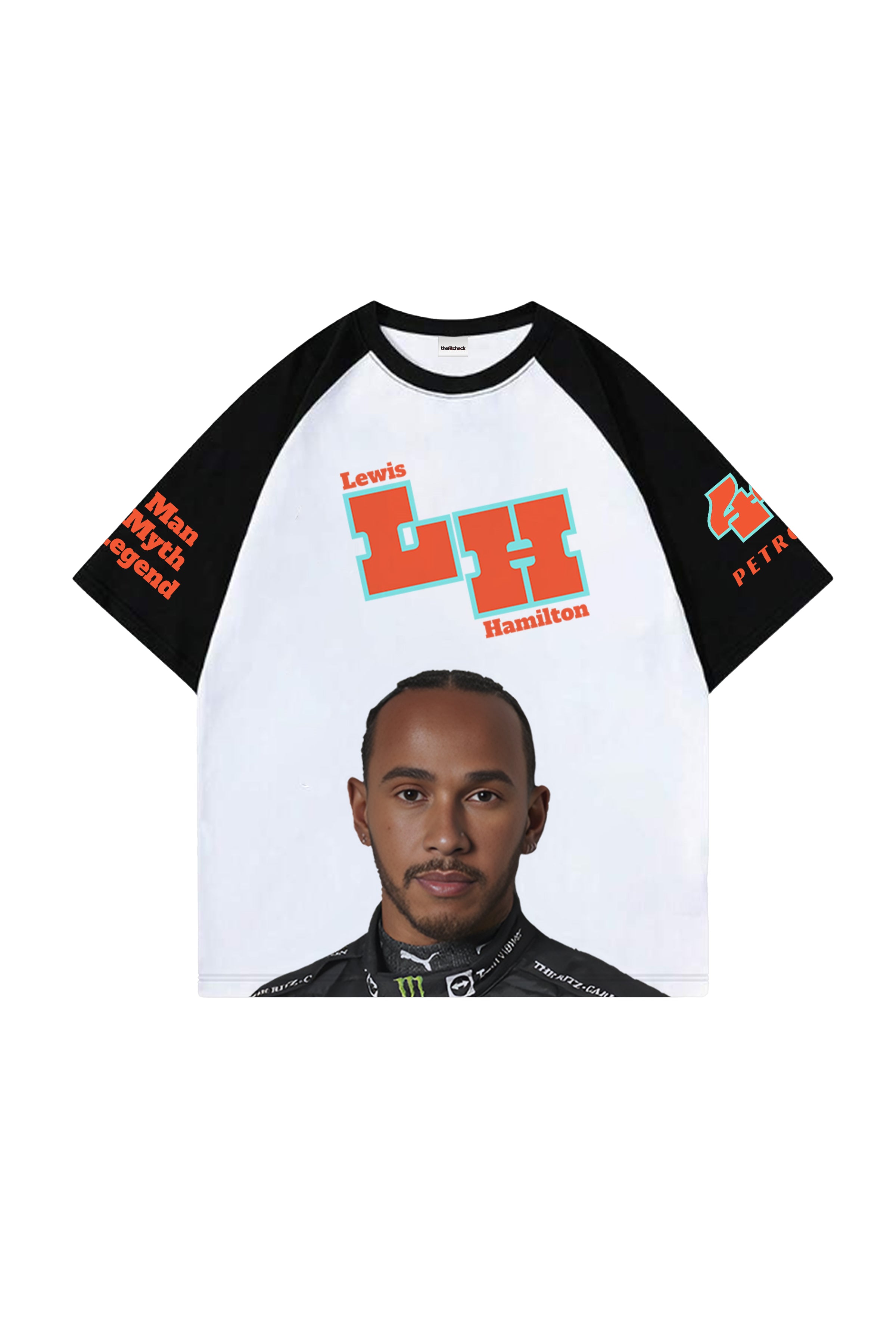 Lewis Hamilton V2 Raglan Oversized T-shirt