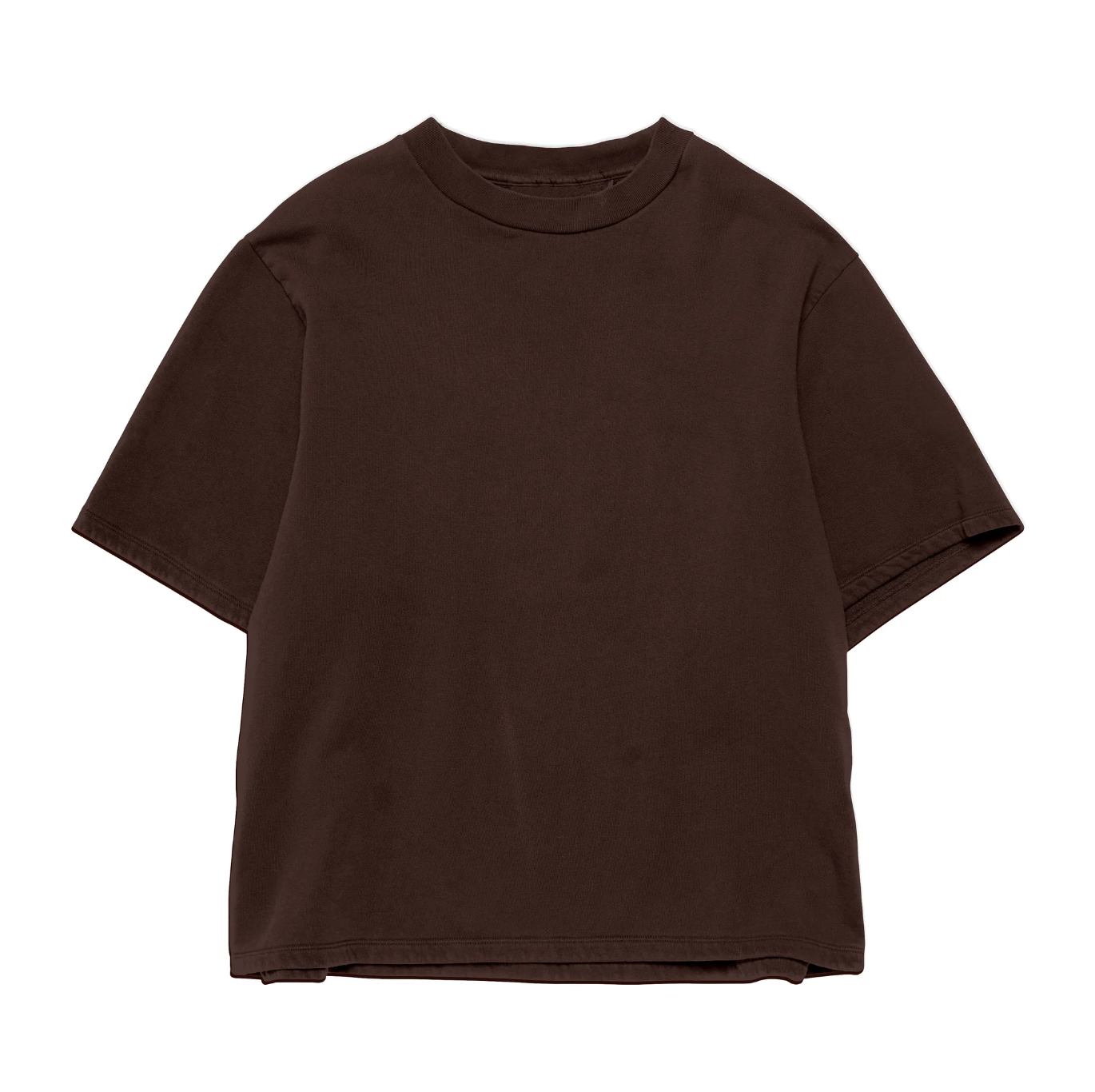CHOCOLATE BROWN HEAVYWEIGHT TEE
