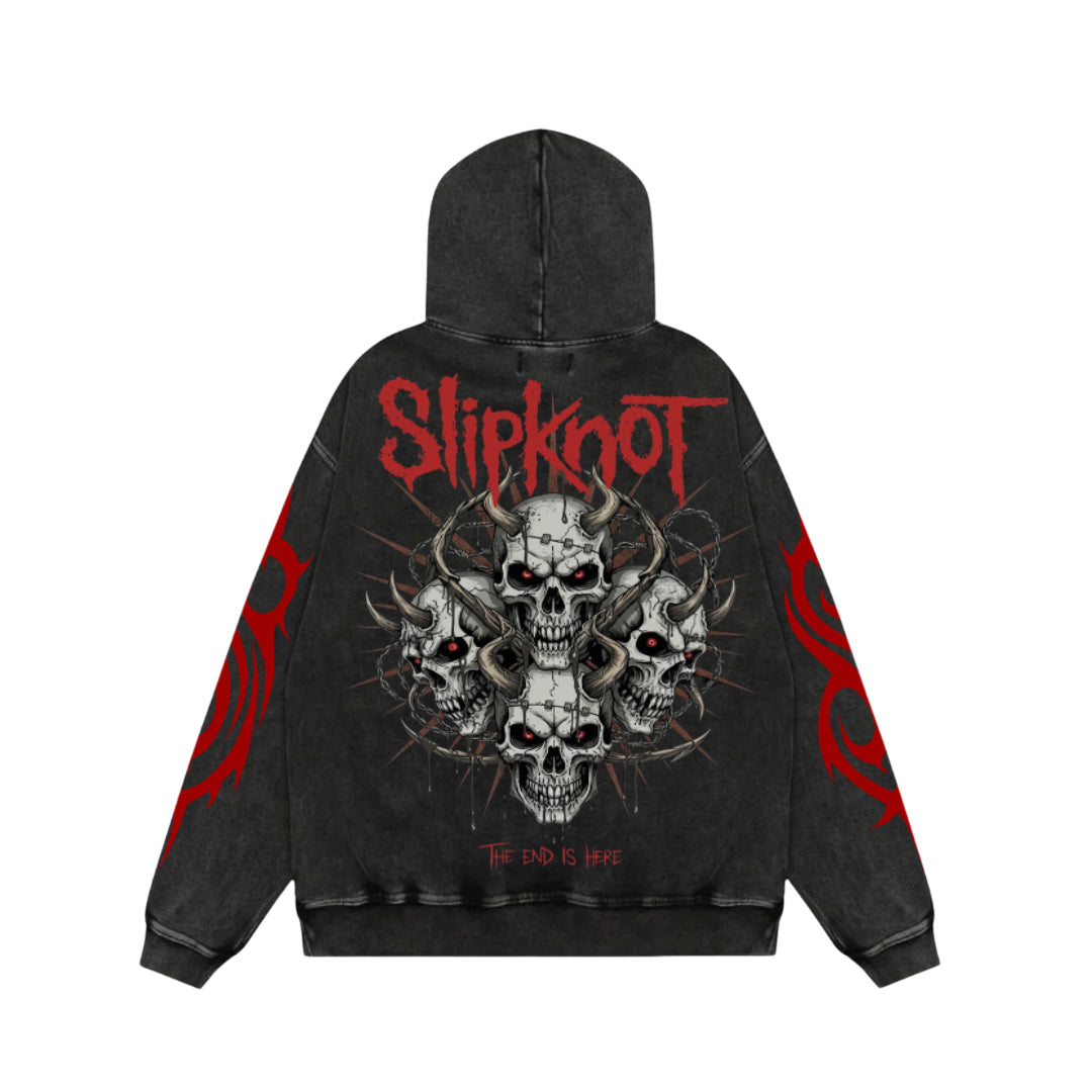 Slipknot Reaper Acid-Wash Hoodie