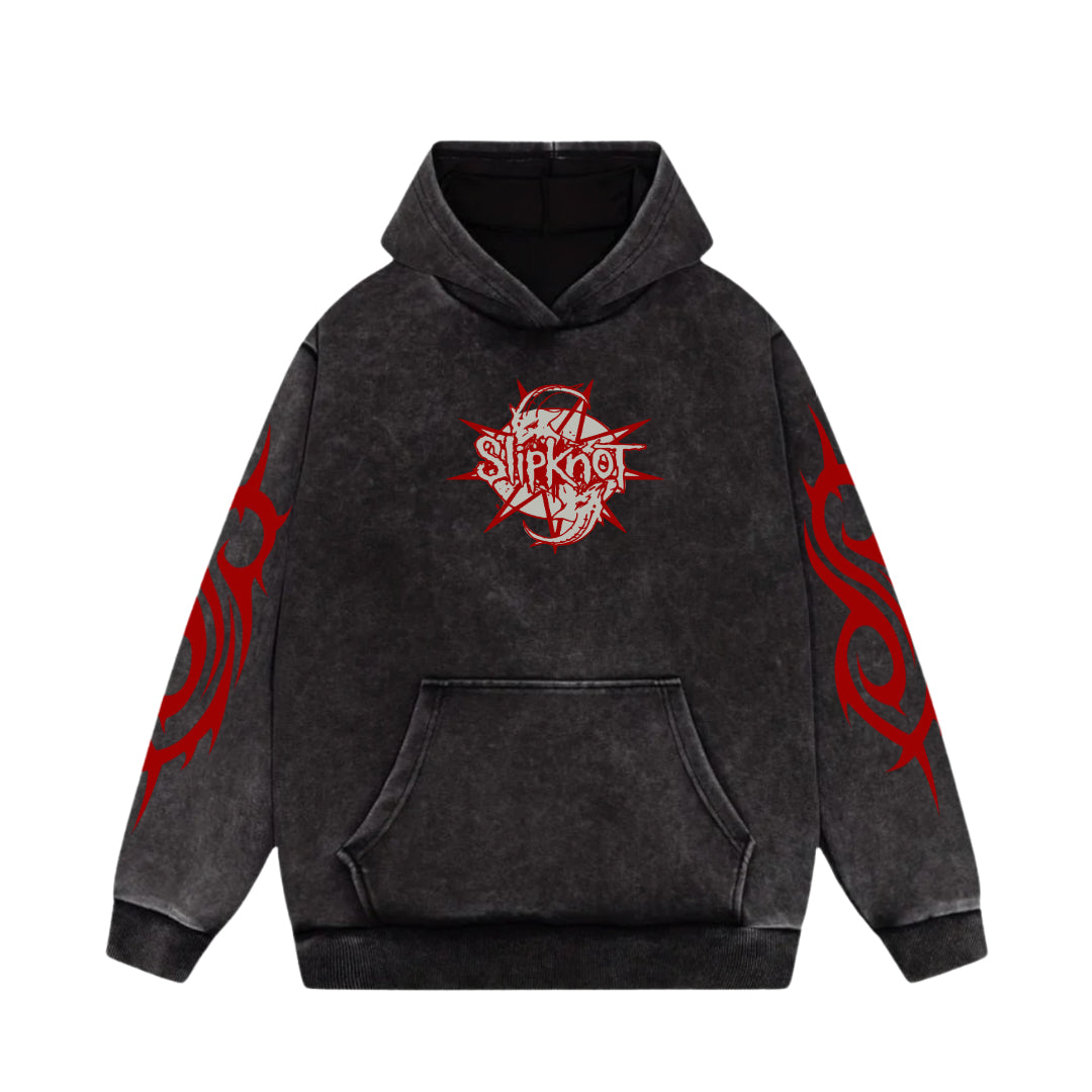 Slipknot Reaper Acid-Wash Hoodie