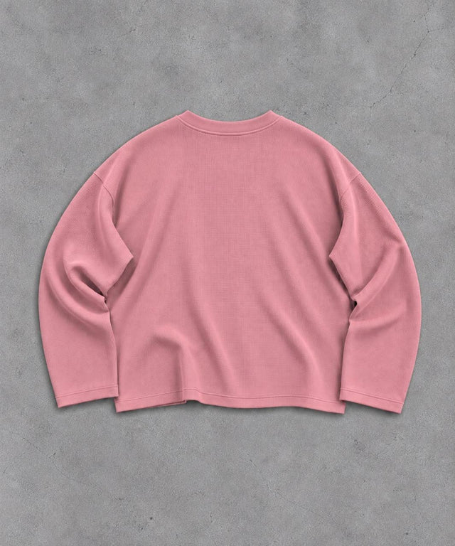 ROSE WAFFLE HENLEY