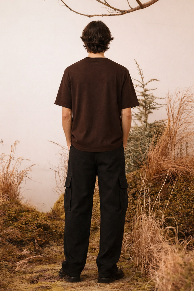 CHOCOLATE BROWN HEAVYWEIGHT TEE