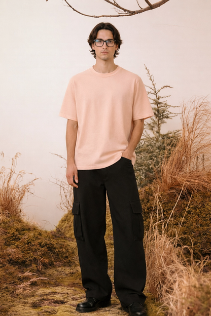 PEACH HEAVYWEIGHT TEE