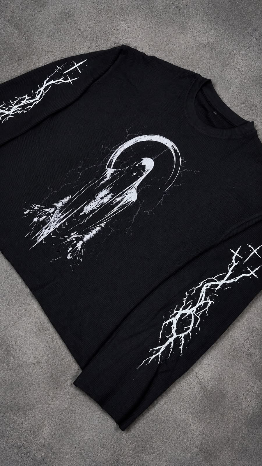 ECLIPSE SWAN WAFFLE TEE