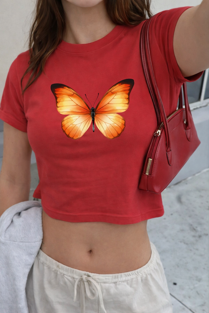 BUTTERFLY BABY TEE