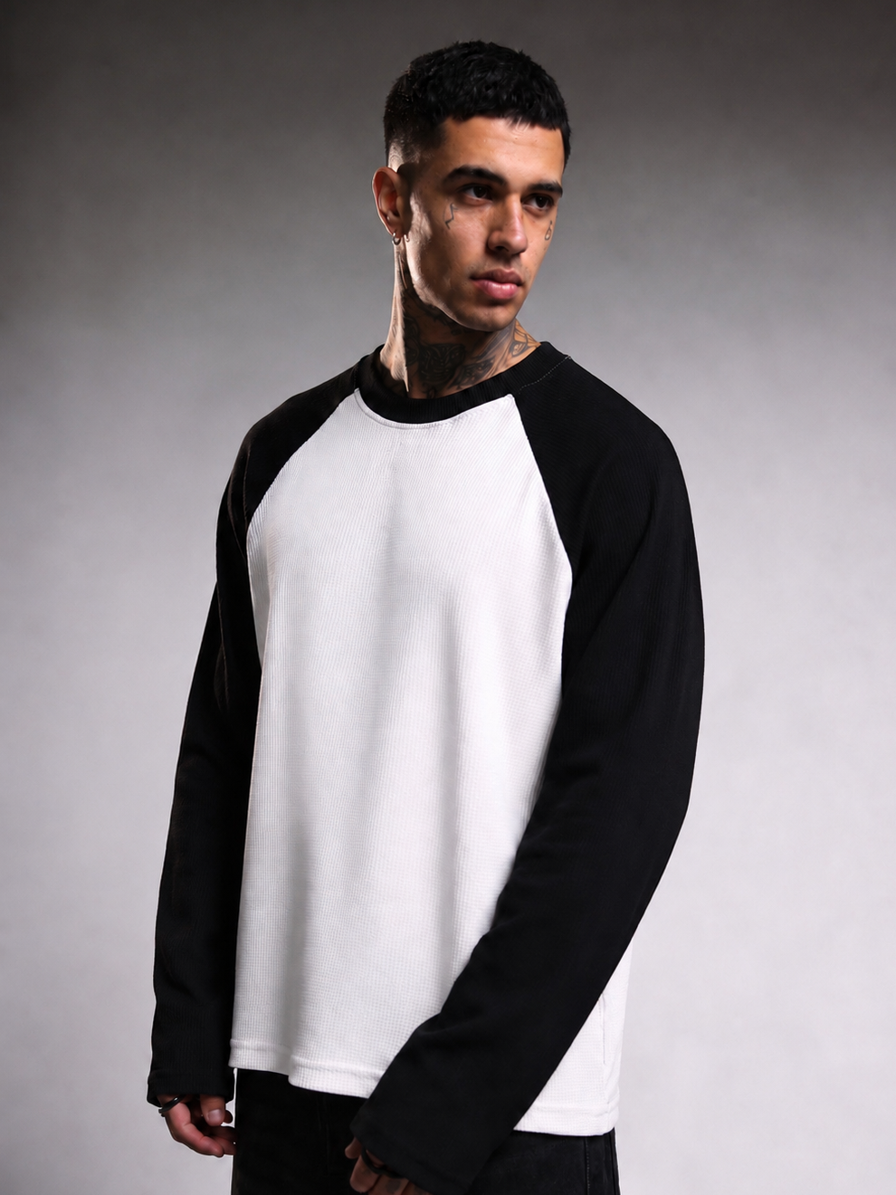 OG ESSENTIAL RAGLAN WAFFLE