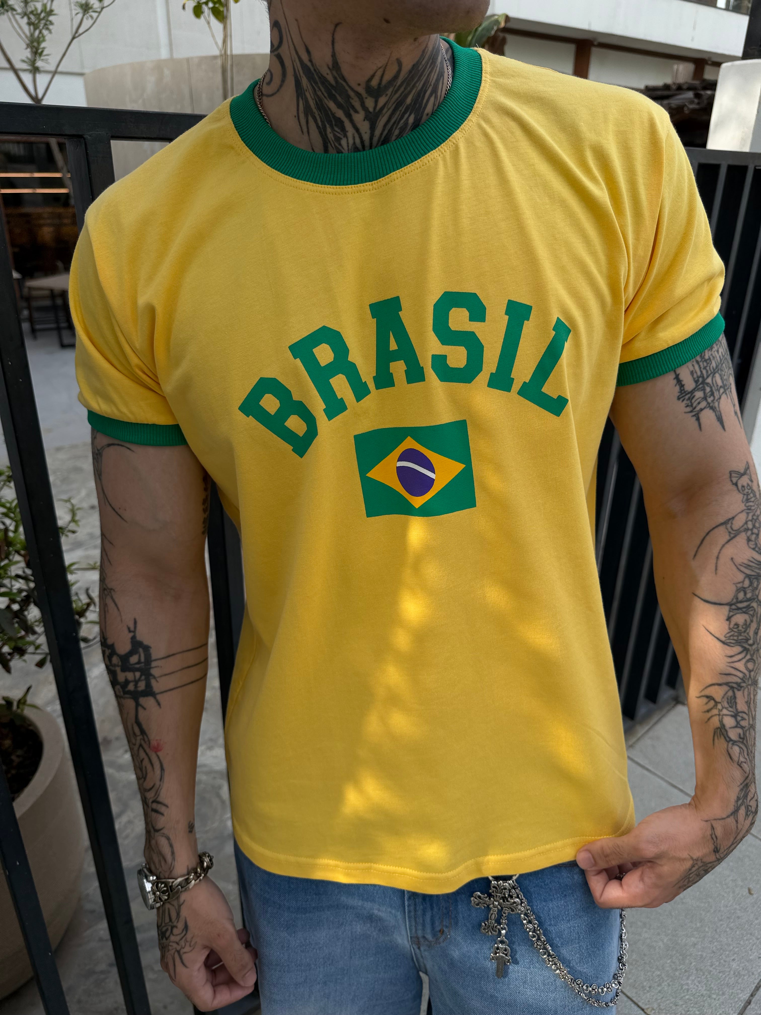 BRASIL VINTAGE CROPPED RINGER