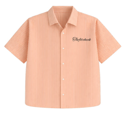 SILENCE IS LOUD BOXY STRIPPED SHIRT