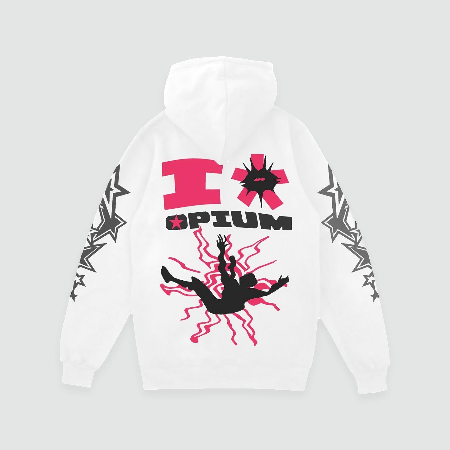 High On Opium Designed Oversized Hoodie