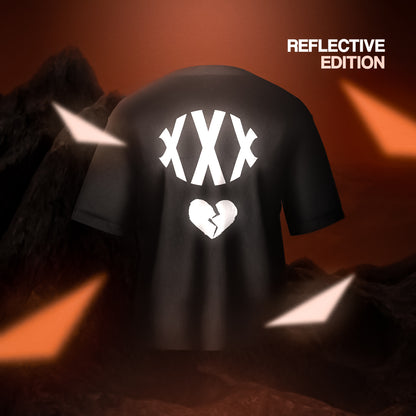 XXX Tentacion Designed Oversized Reflective T-shirt