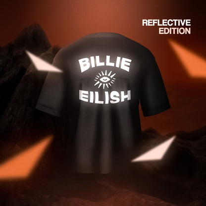 Billie Ellish Designed Oversized Reflective T-shirt