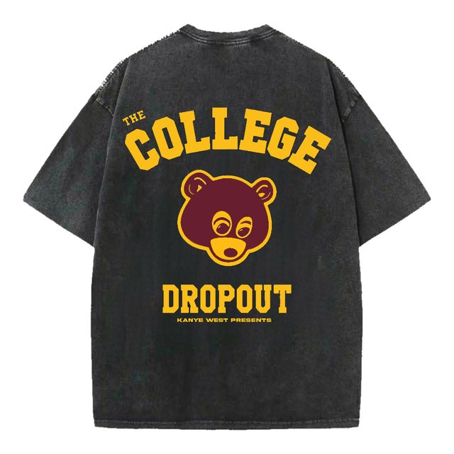 COLLEGE DROPOUT DESIGNED OVERSIZED TEE
