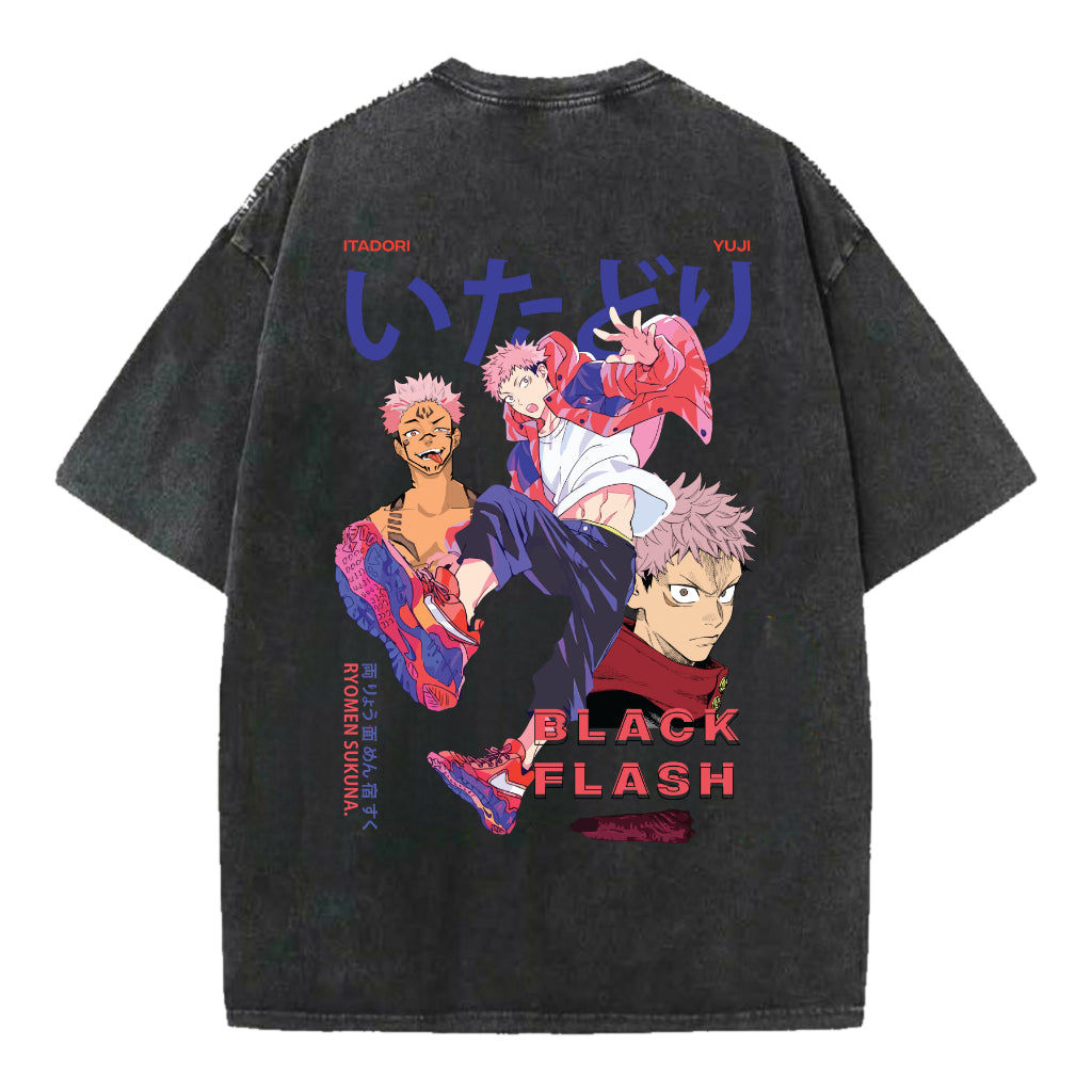 Jujutsu Kaisen Designed Vintage Oversized T-shirt