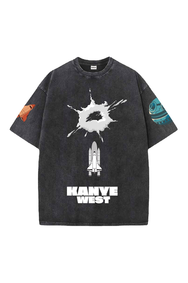 KANYE WEST V2 DESIGNED OVERSIZED T-SHIRT