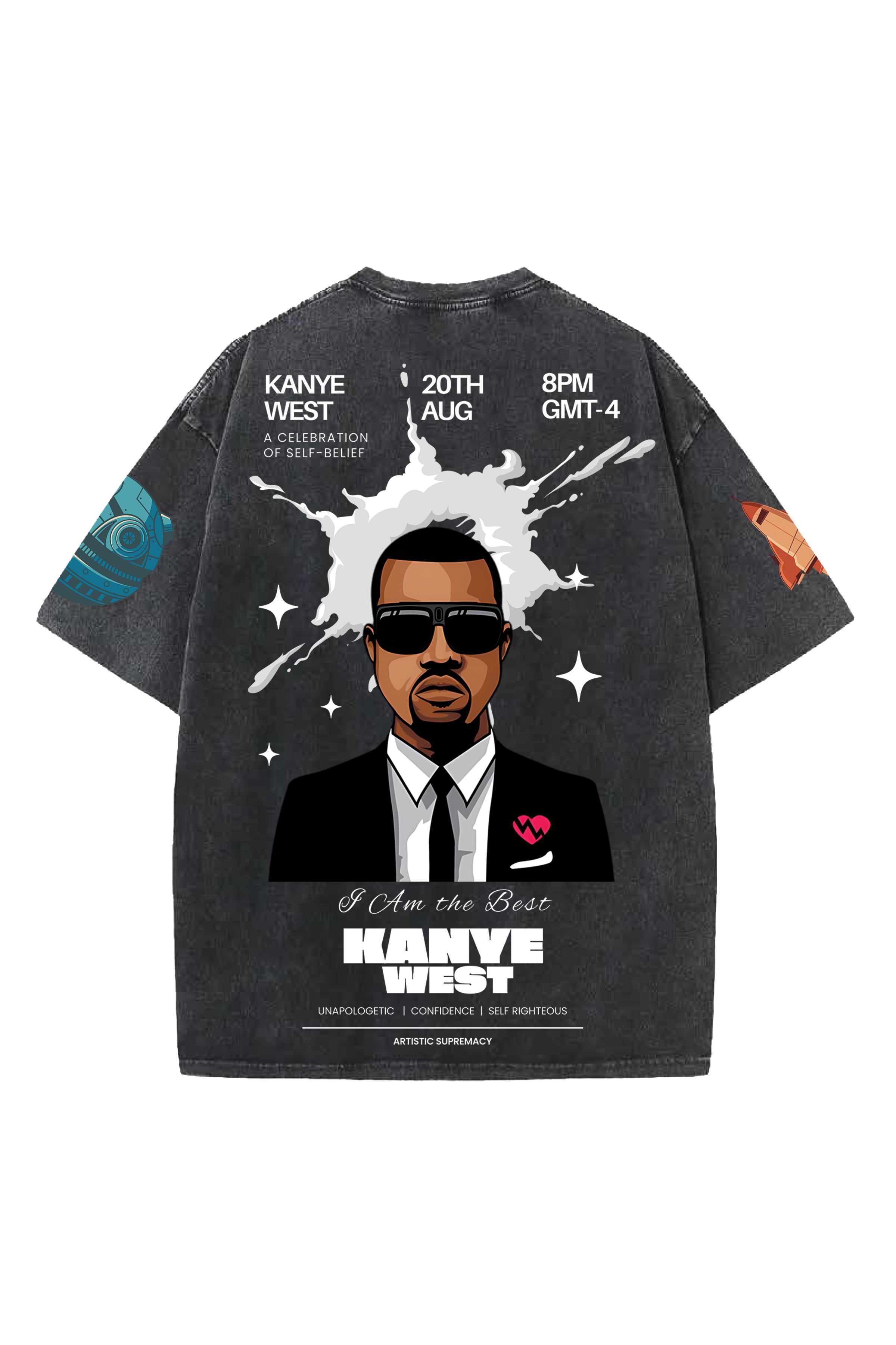 Kanye West V2 Designed Oversized T-shirt