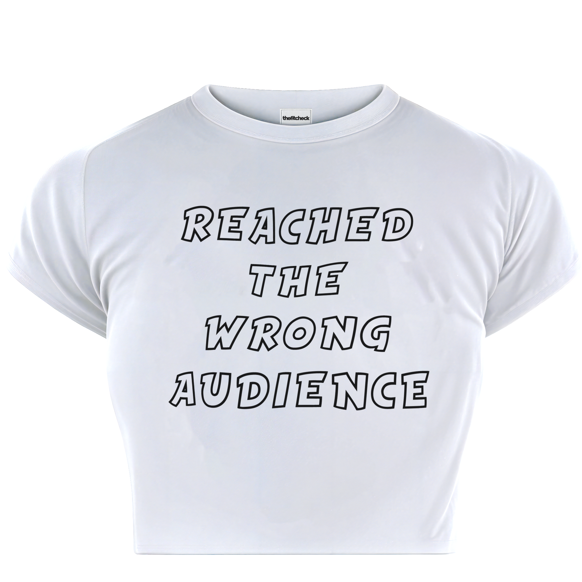 WRONG AUDIENCE BABY TEE