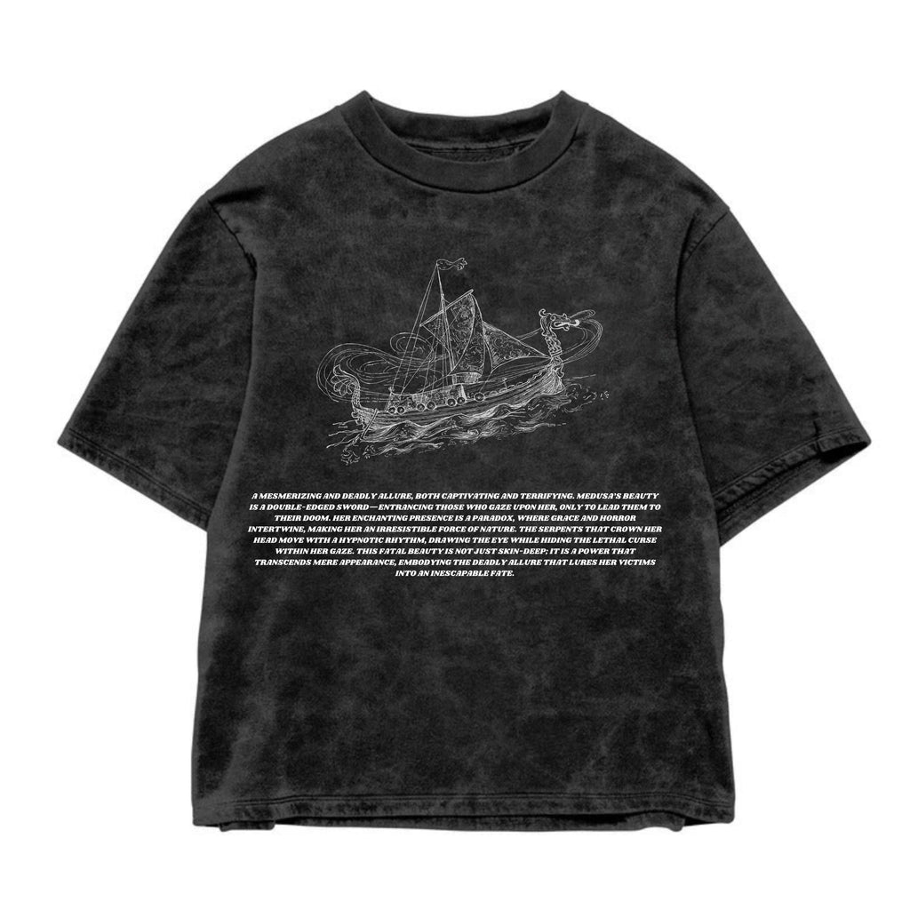 Fatal Acid Wash Oversized Tee