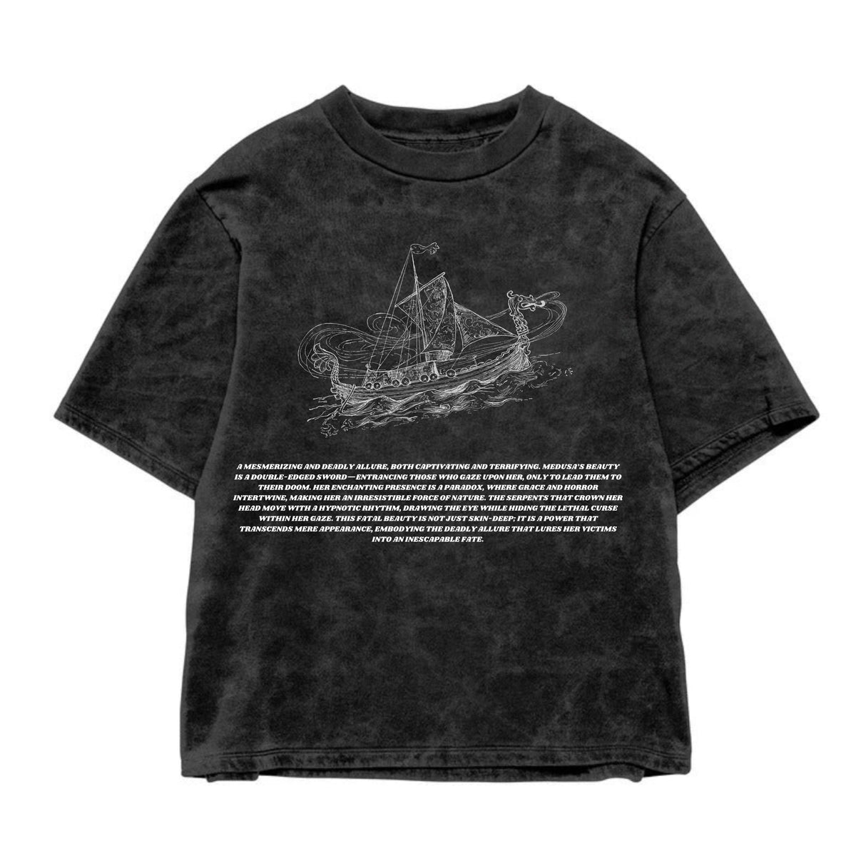 Fatal Acid Wash Oversized Tee