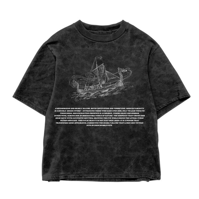 Fatal Acid Wash Oversized Tee