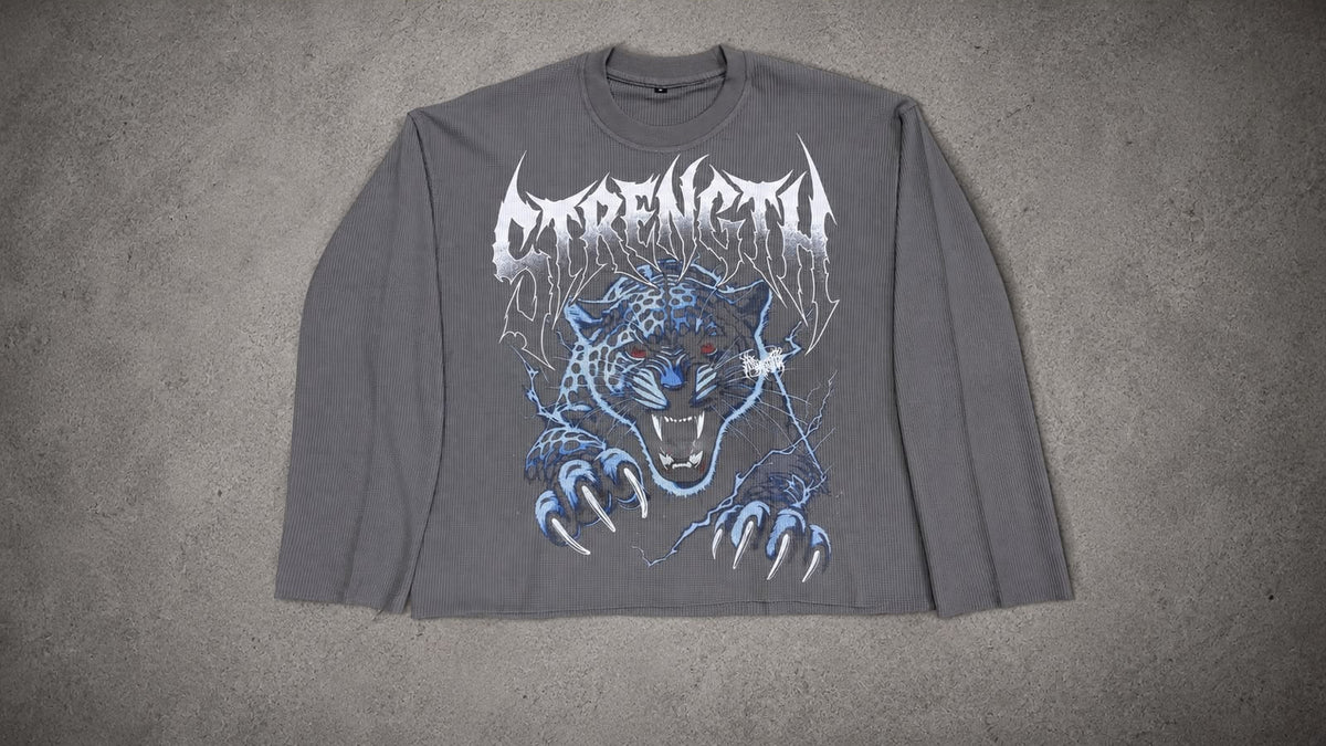 FROST TIGER WAFFLE TEE