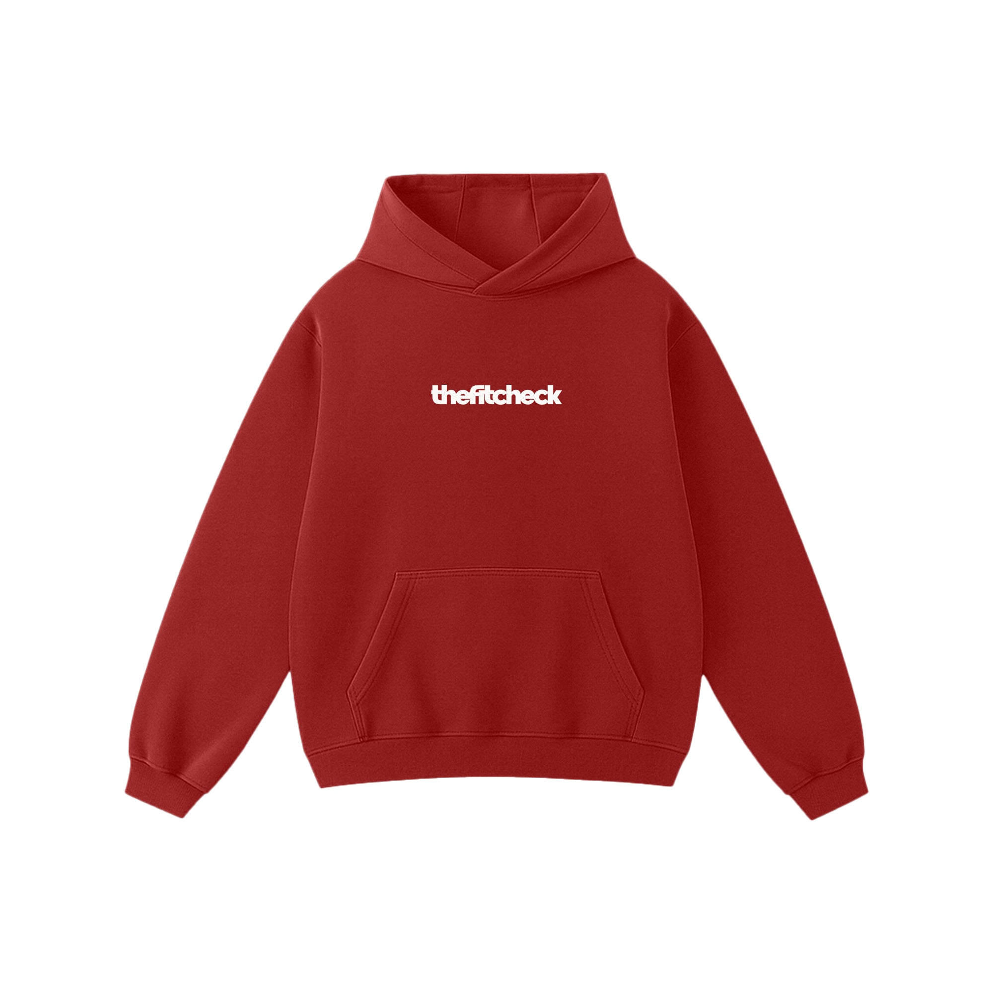 Red Oversized Hoodie (EOSS)
