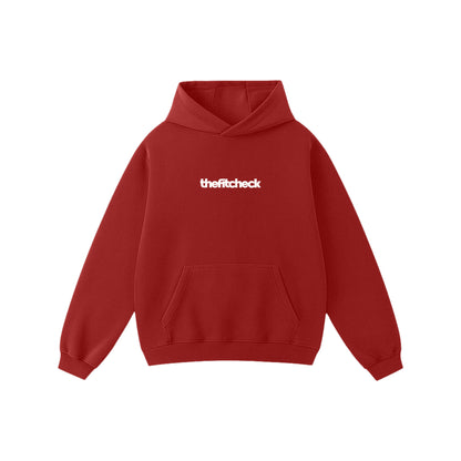 Red Oversized Hoodie