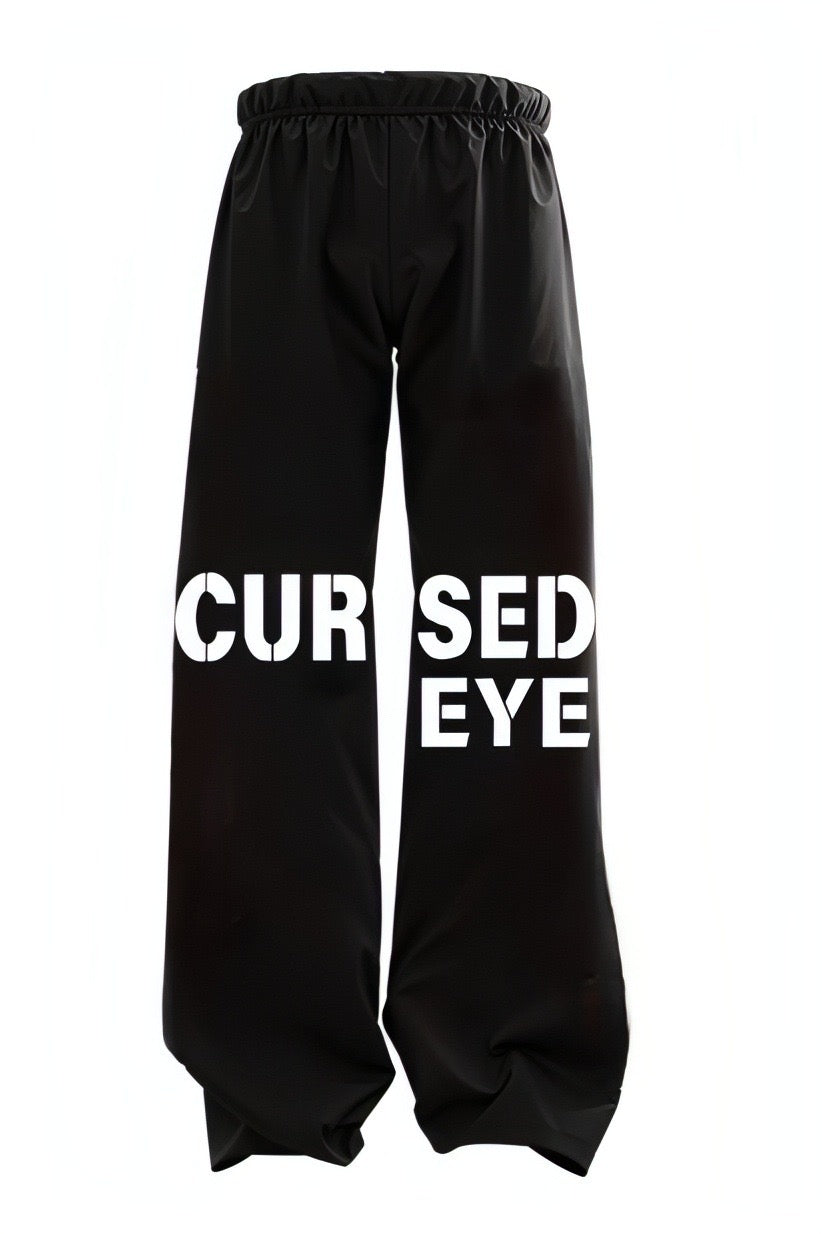 Cursed eye baggy pants