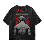 Fury Acid Wash Oversized Tee