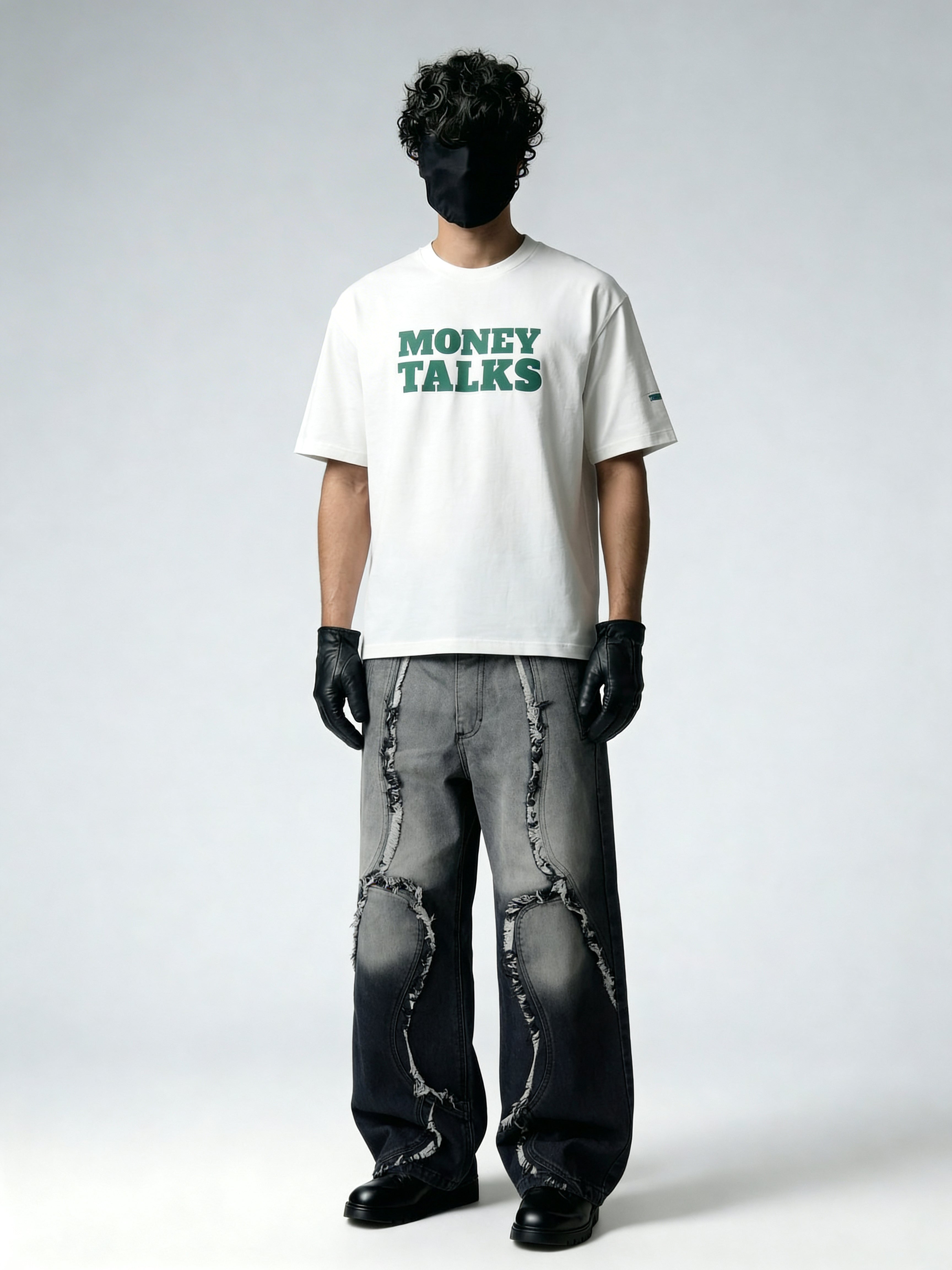 MONEY TALKS YOKO Tシャツ ホワイト yoko flex wit me money talks tシャツ DAB着用 - メルカリ