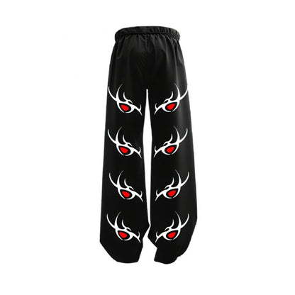 Cursed eye baggy pants