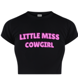 LITTLE MISS COWGIRL BABY TEE