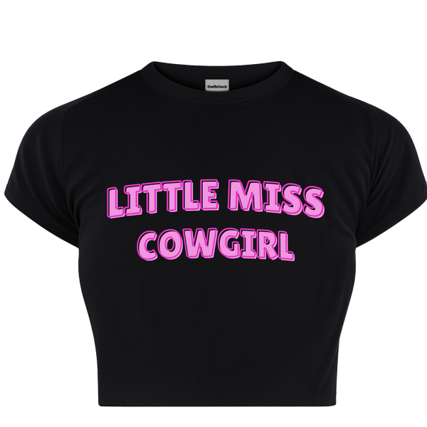 LITTLE MISS COWGIRL BABY TEE