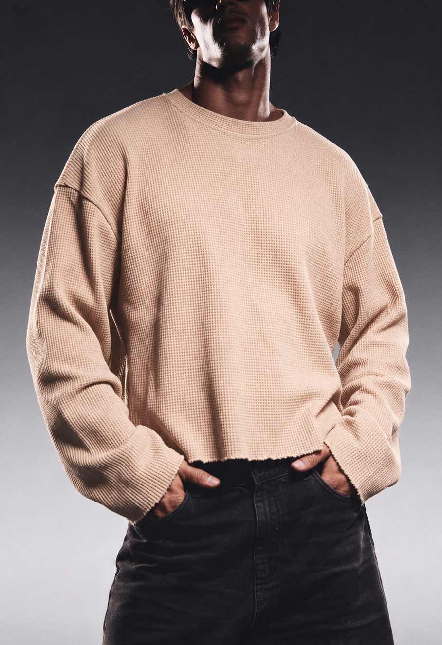 BEIGE ESSENTIAL WAFFLE