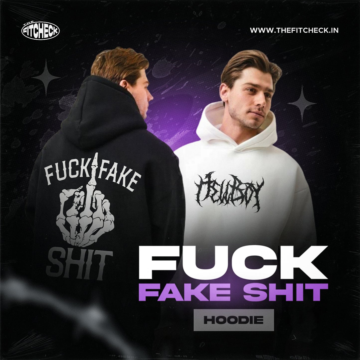 F*ck Fake Shit Hoodie