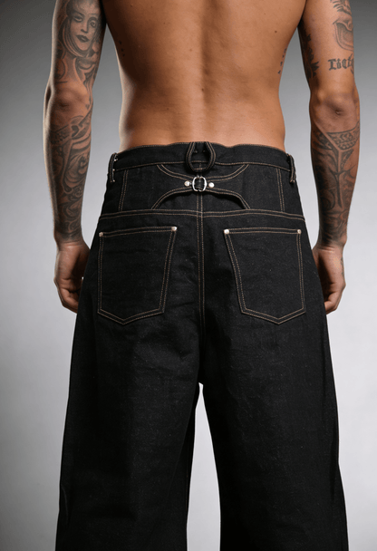 OBSIDIAN BLACK RAW DENIM