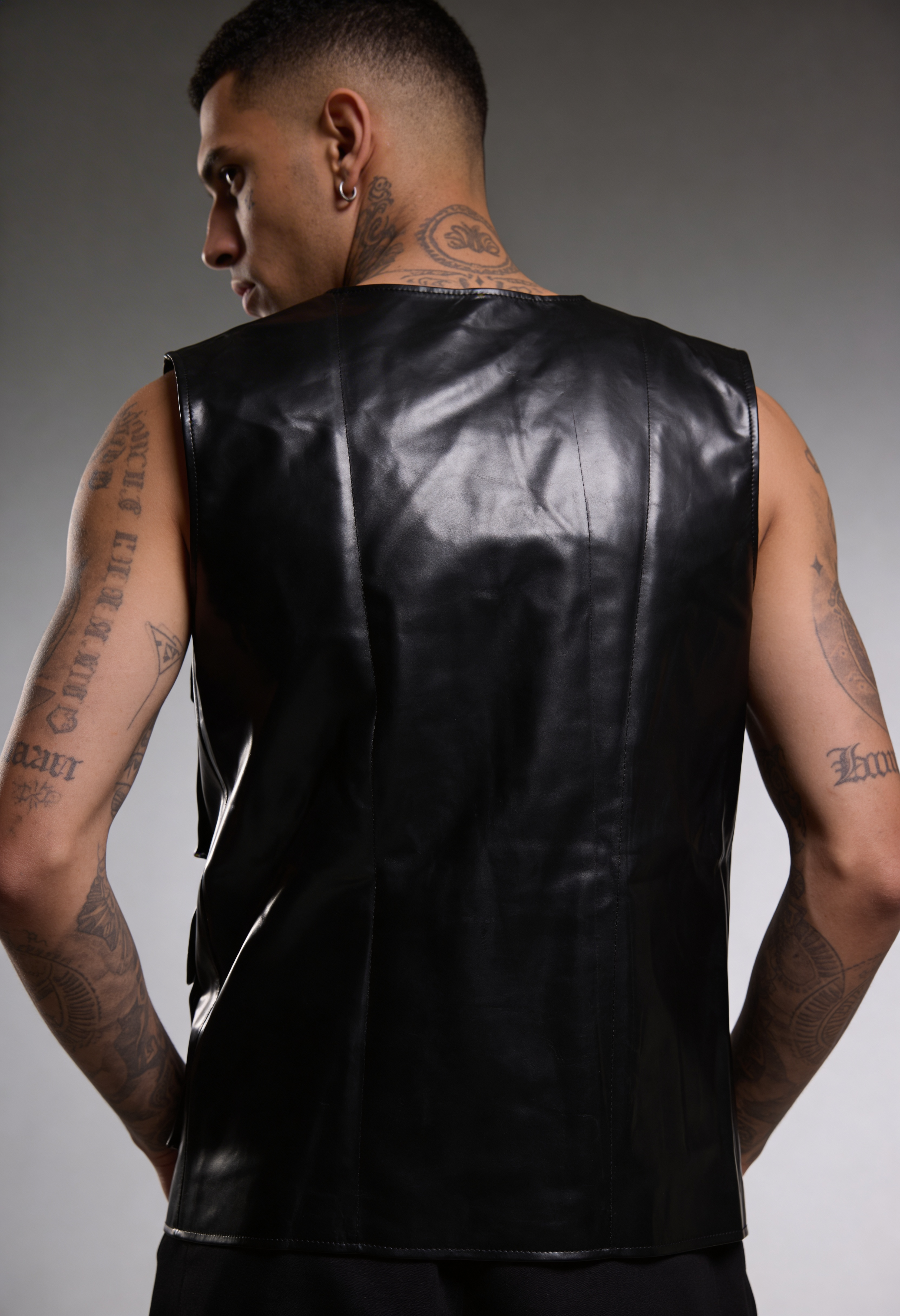 PHANTOM UTILITY LEATHER VEST
